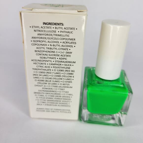 Parrot Polish "Glow Mr. Yuk" NEW Green Neon Lacquer - Picture 6 of 7